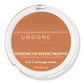 Undone Beauty Conceal To Reveal 3-in-1 Coverage Palette, Caramel Medium, 0.32 oz