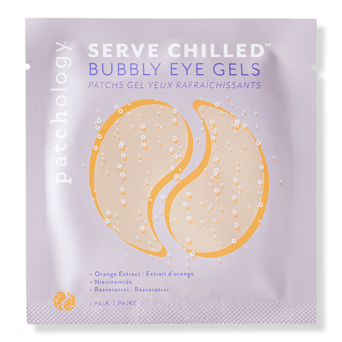 Patchology Serve Chilled Bubbly Brightening Eye Gels, 1 pair