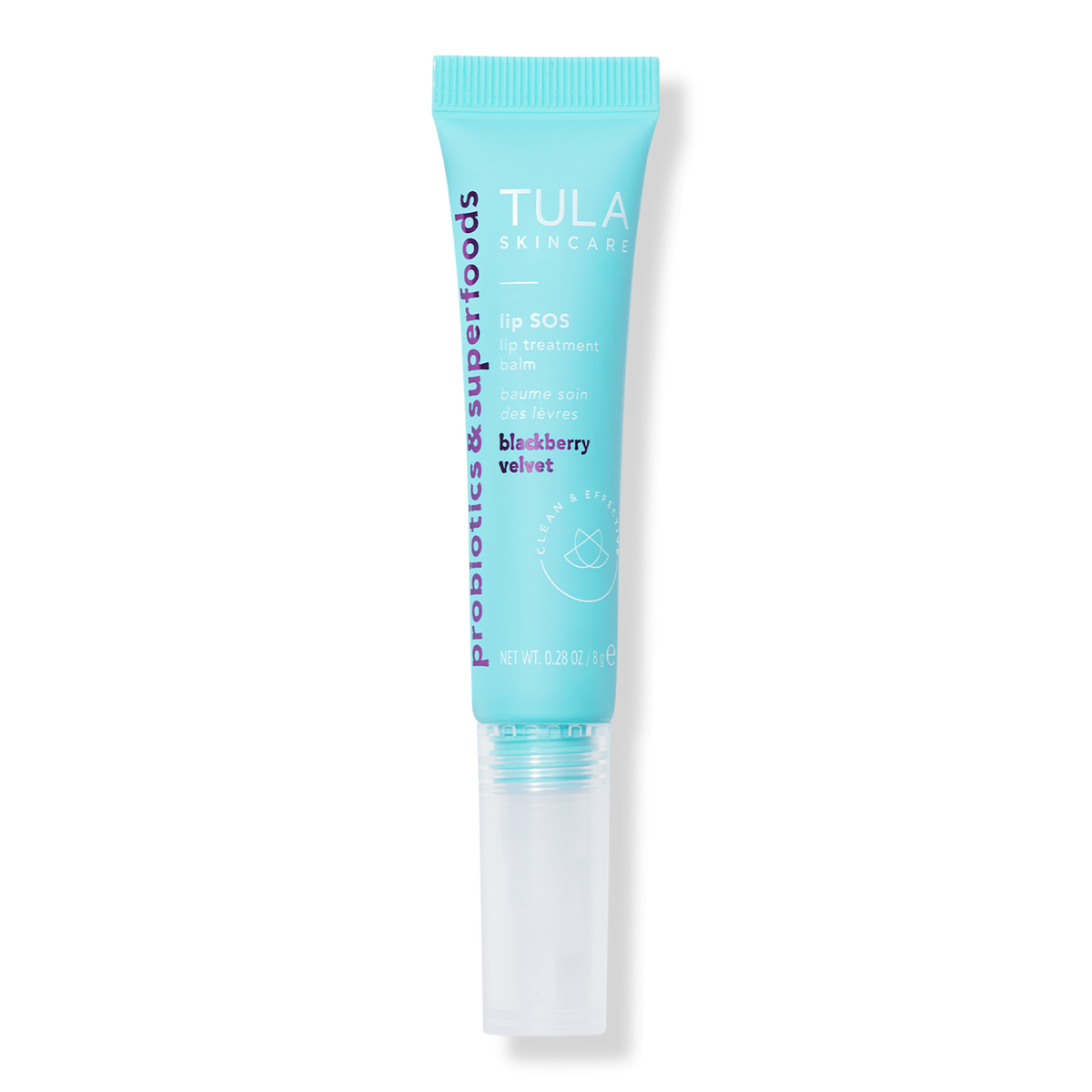 Tula Lip SOS Lip Treatment Balm, Blackberry Velvet, 0.28 oz