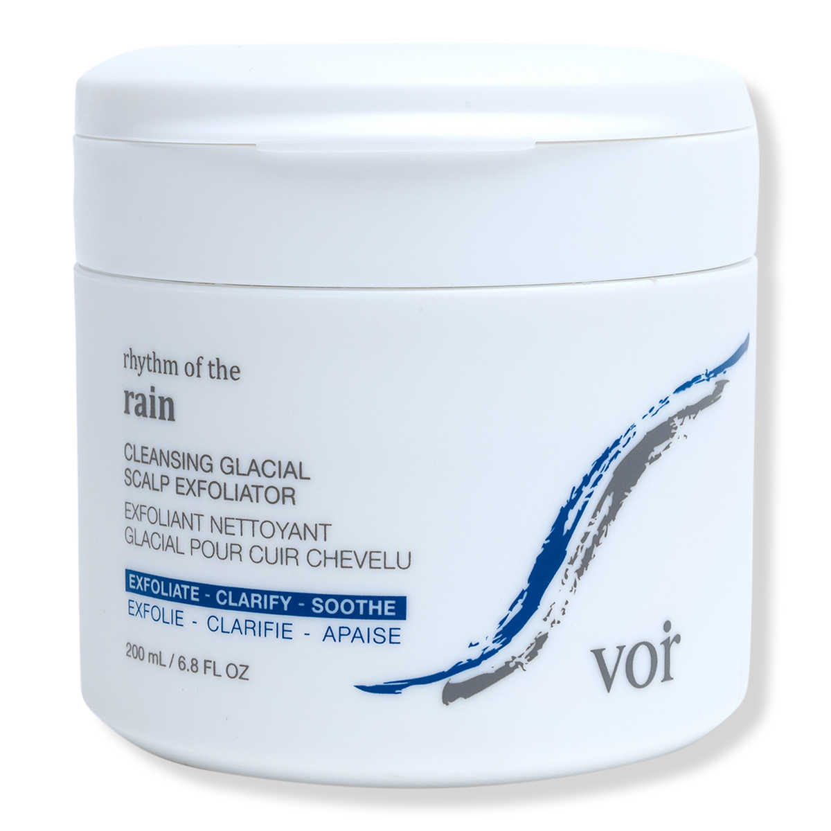 Voir Rhythm of the Rain: Cleansing Glacial Scalp Exfoliator, 6.8 oz
