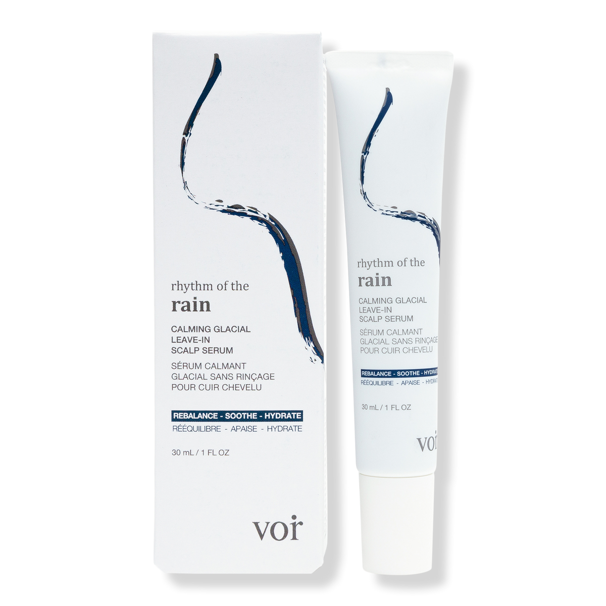 Voir Rhythm of the Rain: Calming Glacial Leave-In Scalp Serum, 1 oz