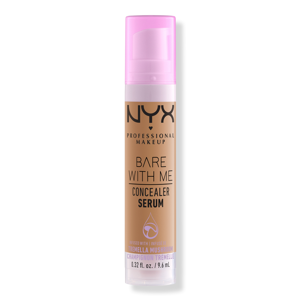 NYX Professional Makeup Bare With Me Hydrating Face & Body Concealer Serum, Sand, 0.32 oz