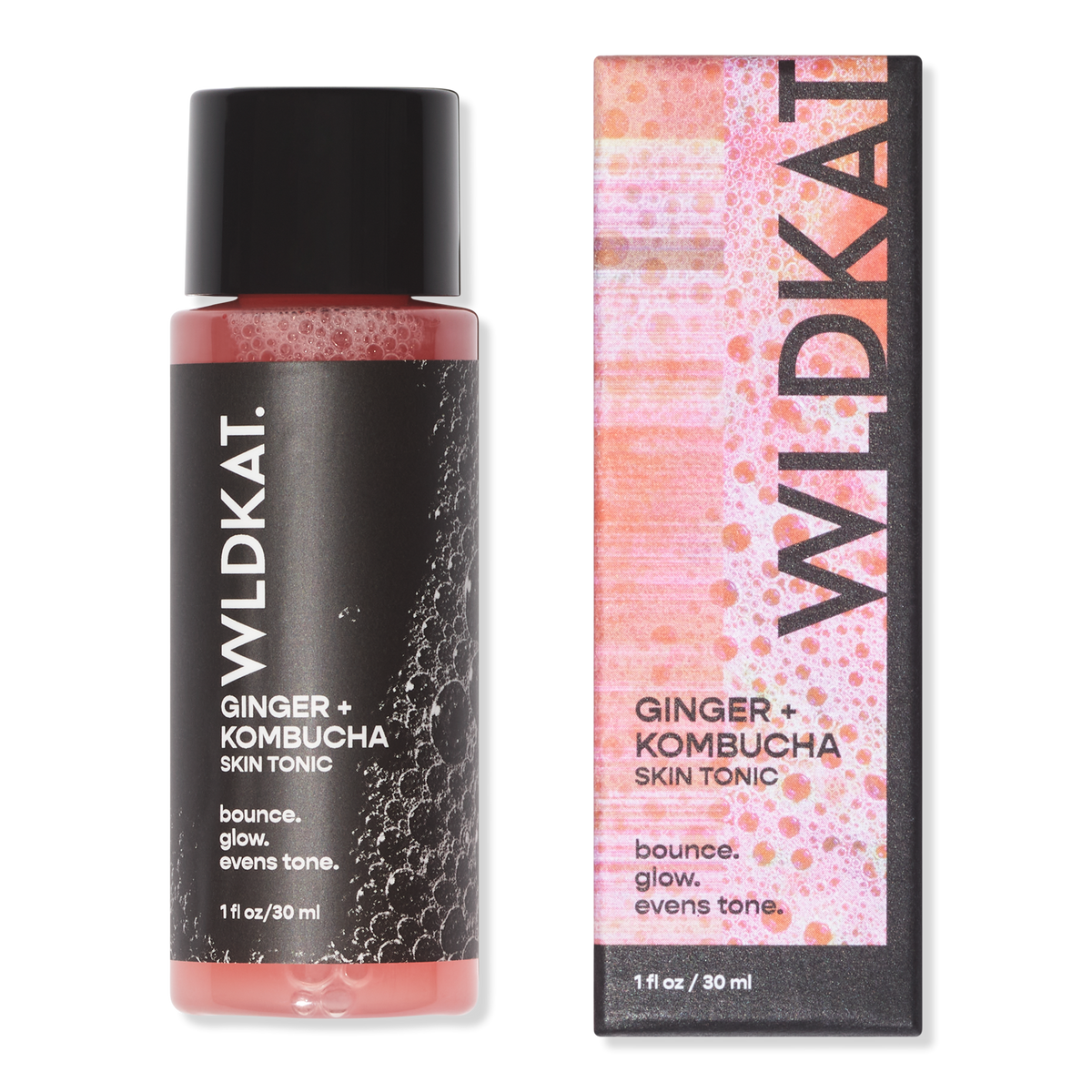 WLDKAT Travel Size Ginger + Kombucha Skin Tonic, 1 oz