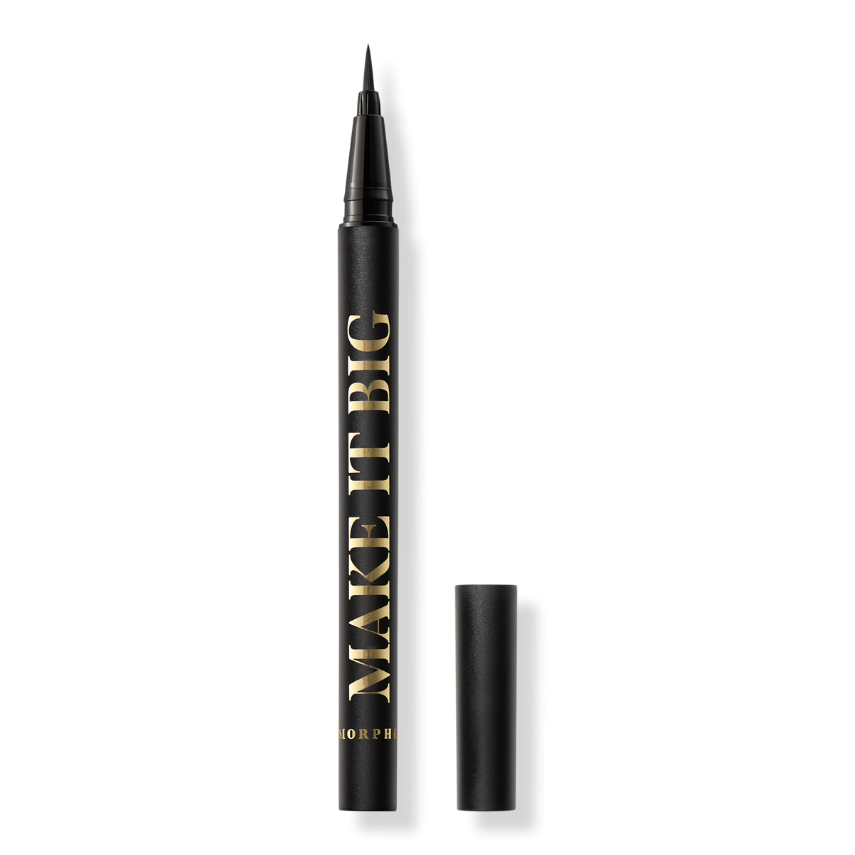 Morphe Make It Big Brush-Tip Liquid Liner, Bold Black, 0.19 oz