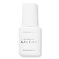 Static Nails Non-Damaging Brush On Nail Glue, 0.247 oz