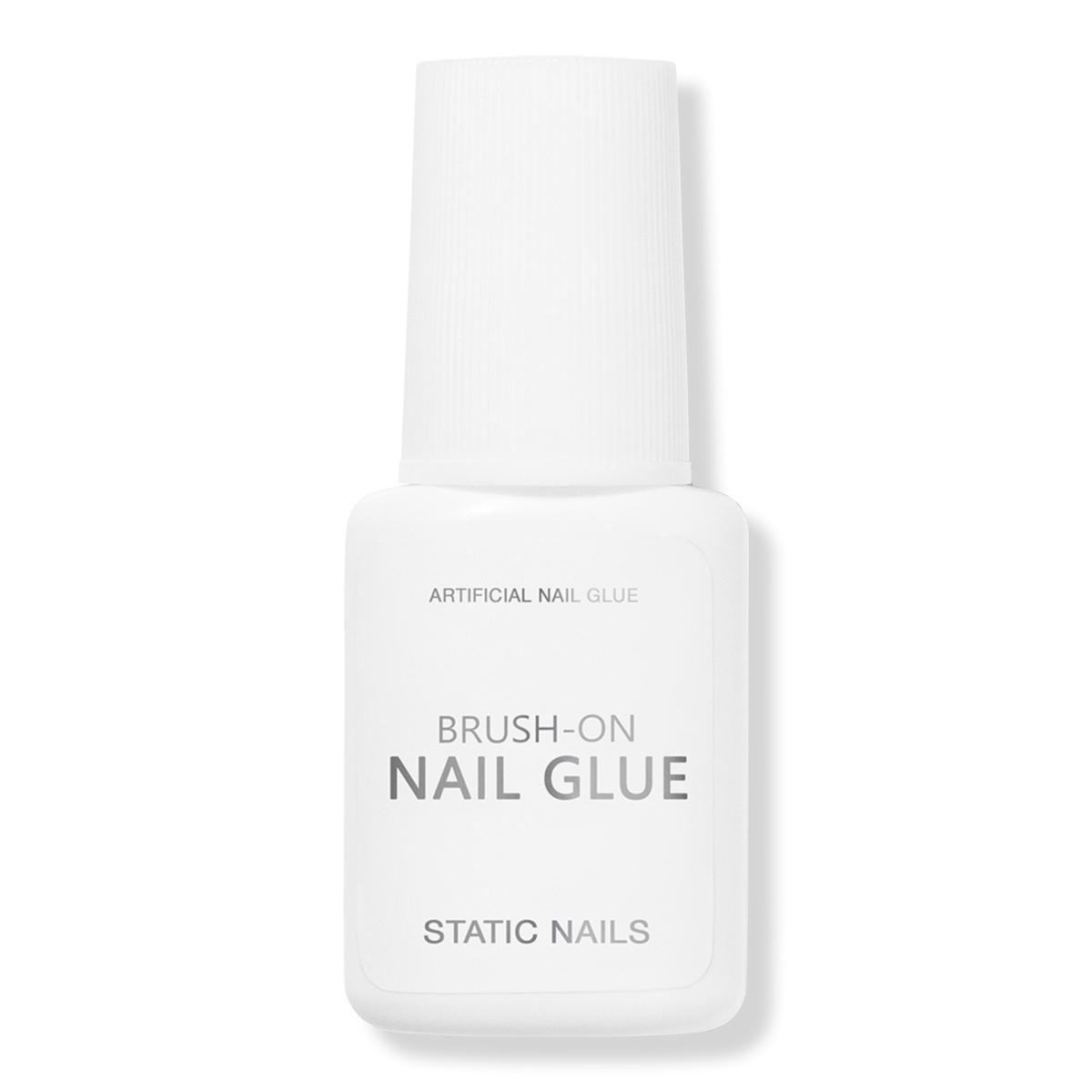 Static Nails Non-Damaging Brush On Nail Glue, 0.247 oz