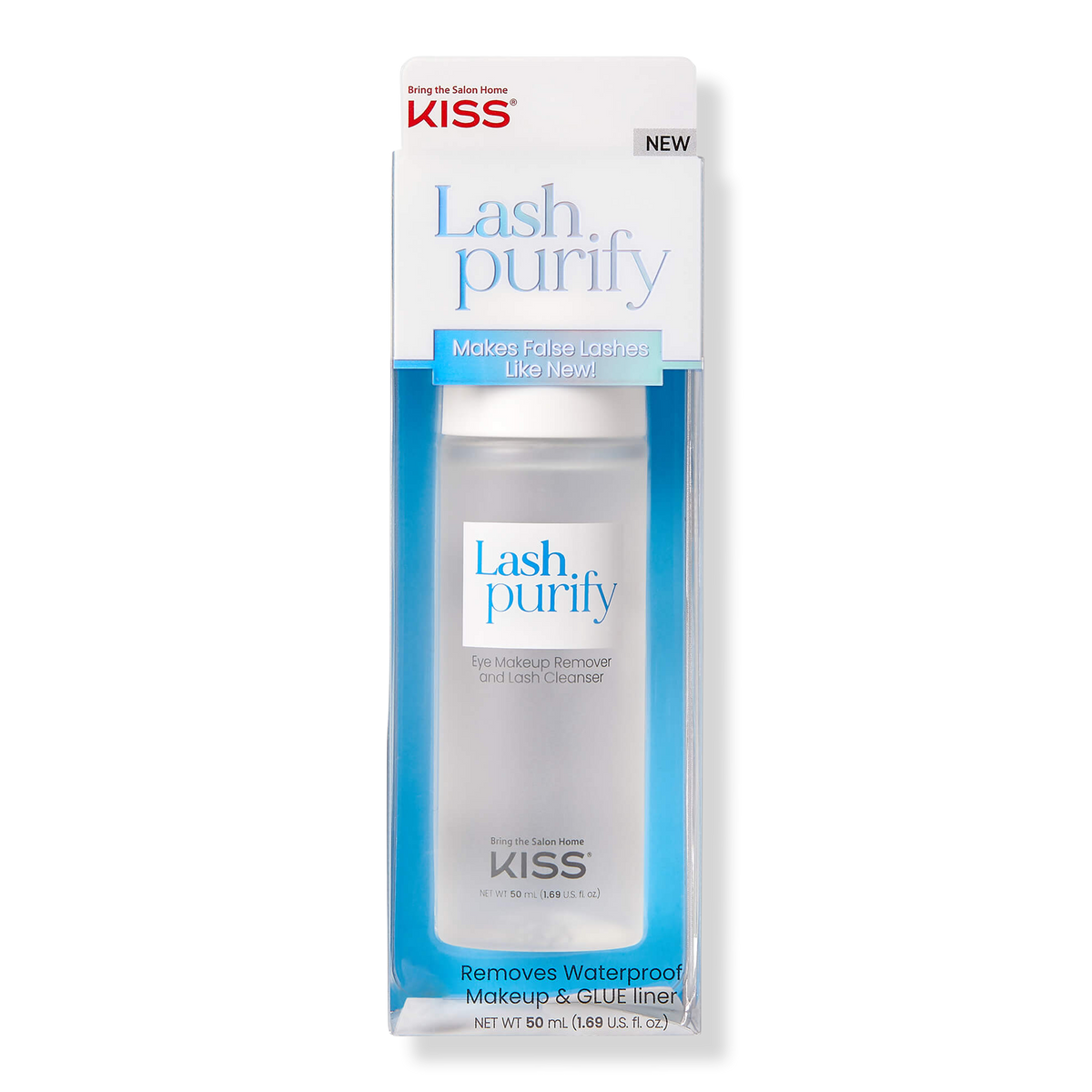 Kiss Lash Purify Eye Makeup Remover & Lash Cleanser, 1.69 oz