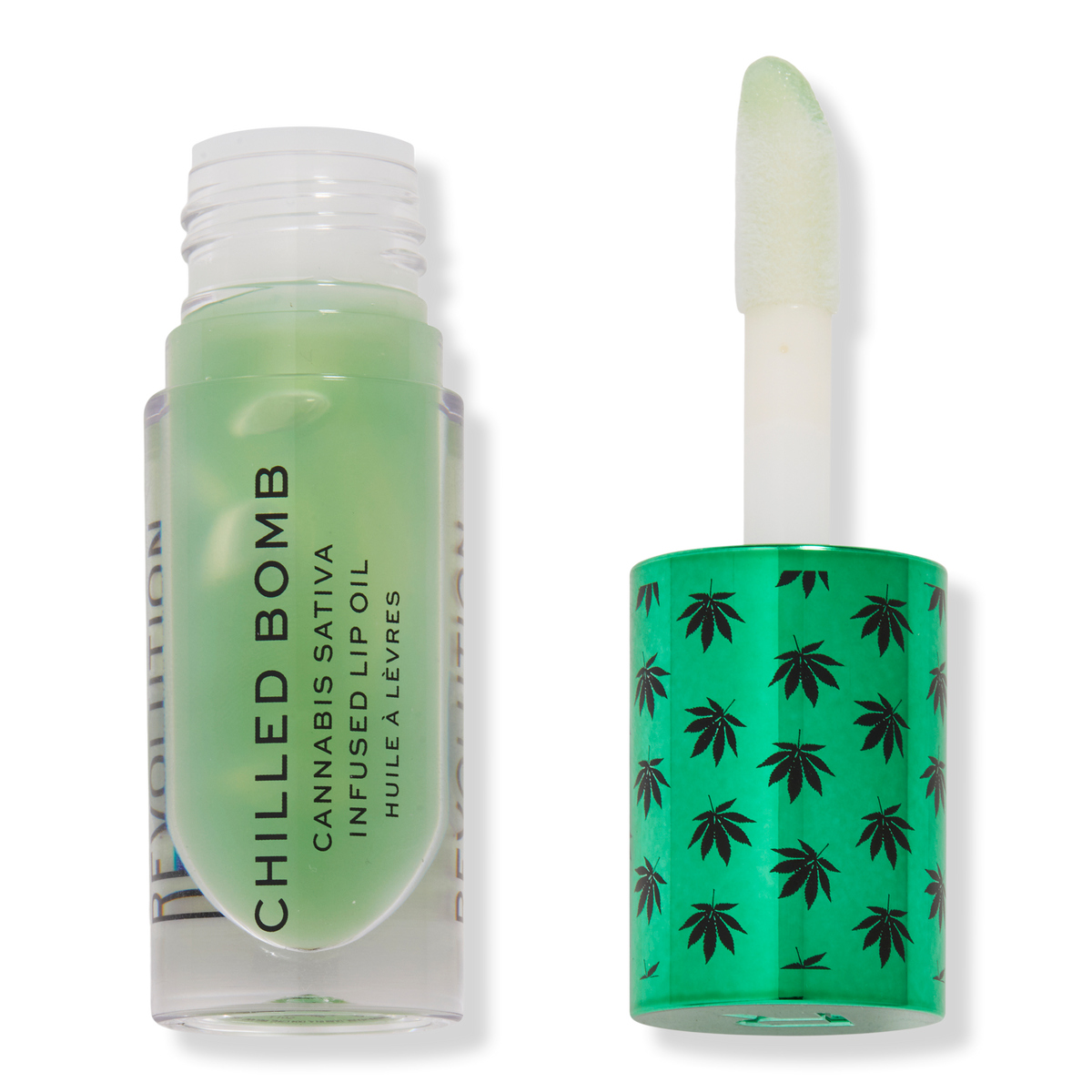 Makeup Revolution Good Vibes Chilled Bomb Lip Oil, 0.15 oz