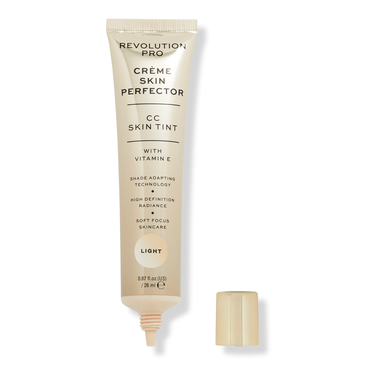 Makeup Revolution CC Perfecting Skin Tint, Light, 0.87 oz