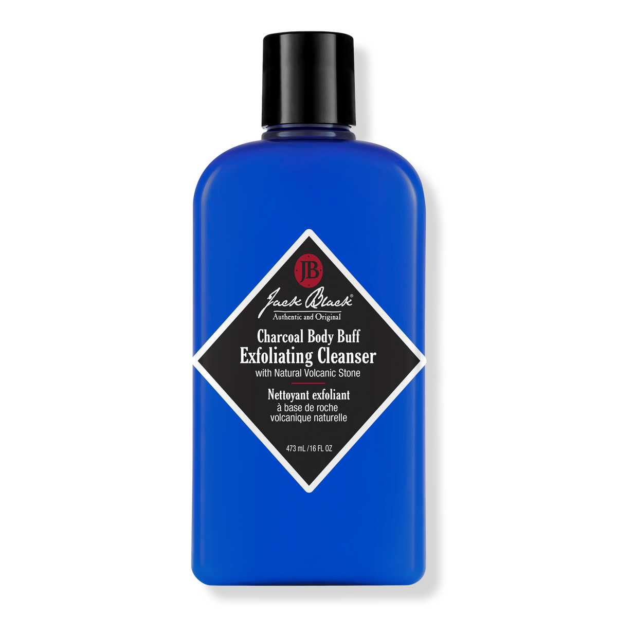 Jack Black Charcoal Body Buff Exfoliating Cleanser, 16 oz