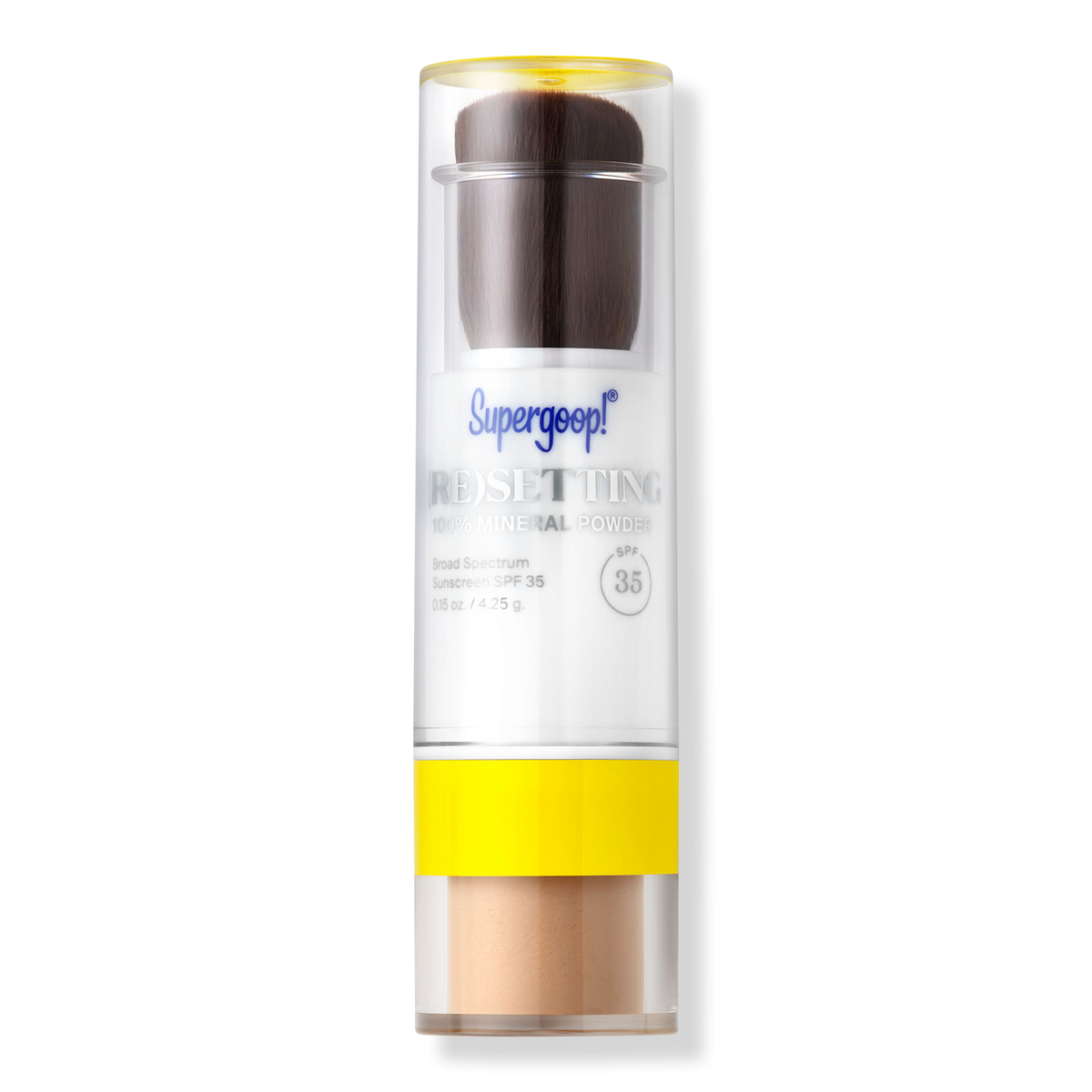 Supergoop! (Re)setting 100% Mineral Powder Sunscreen, SPF 35 PA+++, Medium, 0.15 oz