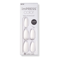 Kiss Frosting imPRESS Color Press-On Manicure, Coffin Shape