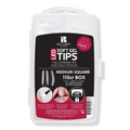 Red Carpet Manicure LED Soft Gel Square Tips, 110 ea