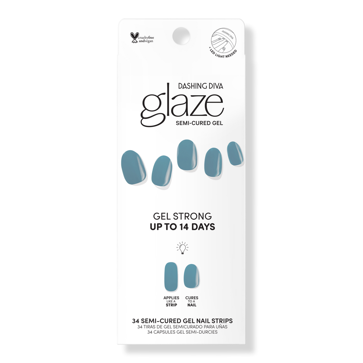 Dashing Diva Ocean Bay GLAZE Semi-Cured Gel Color