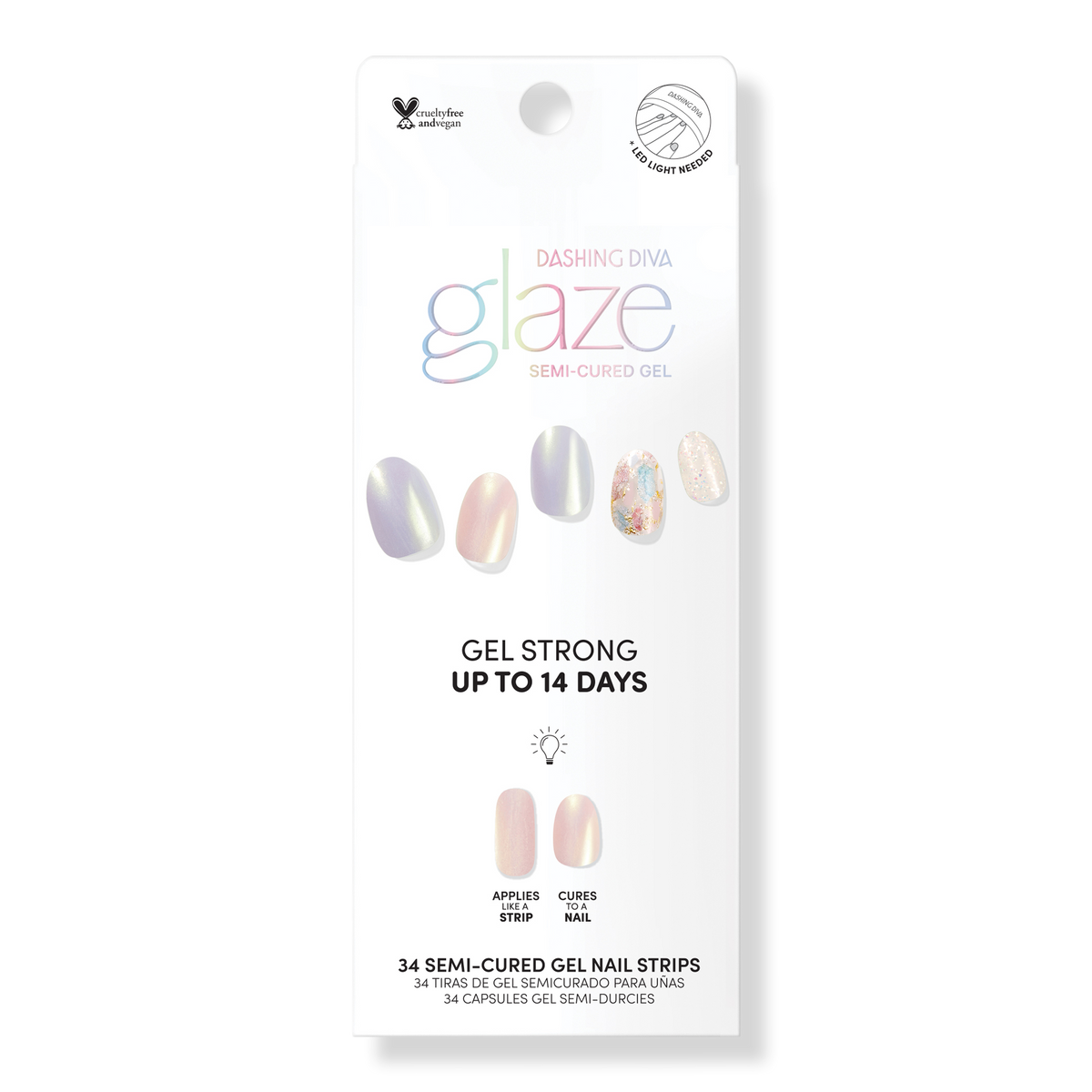 Dashing Diva Mystic Dream GLAZE Semi-Cured Gel Art