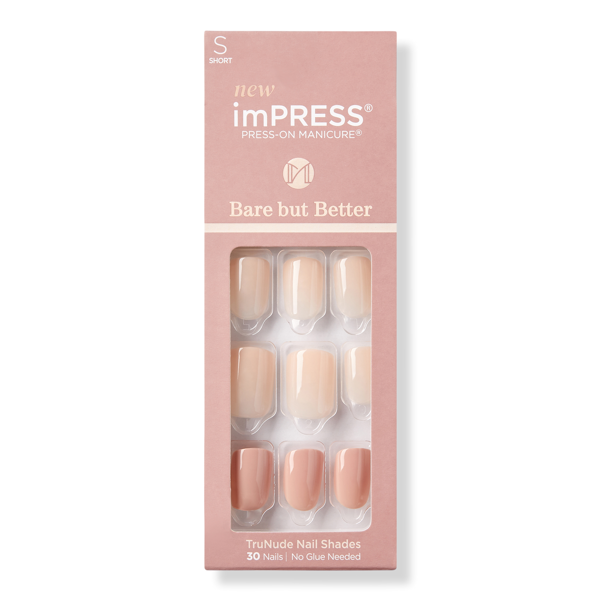 Kiss Simple Pleasure imPRESS Bare But Better Press On Manicure