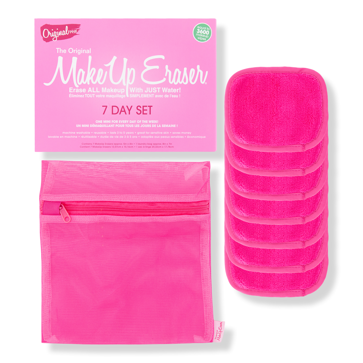 The Original MakeUp Eraser Original Pink 7-Day Set