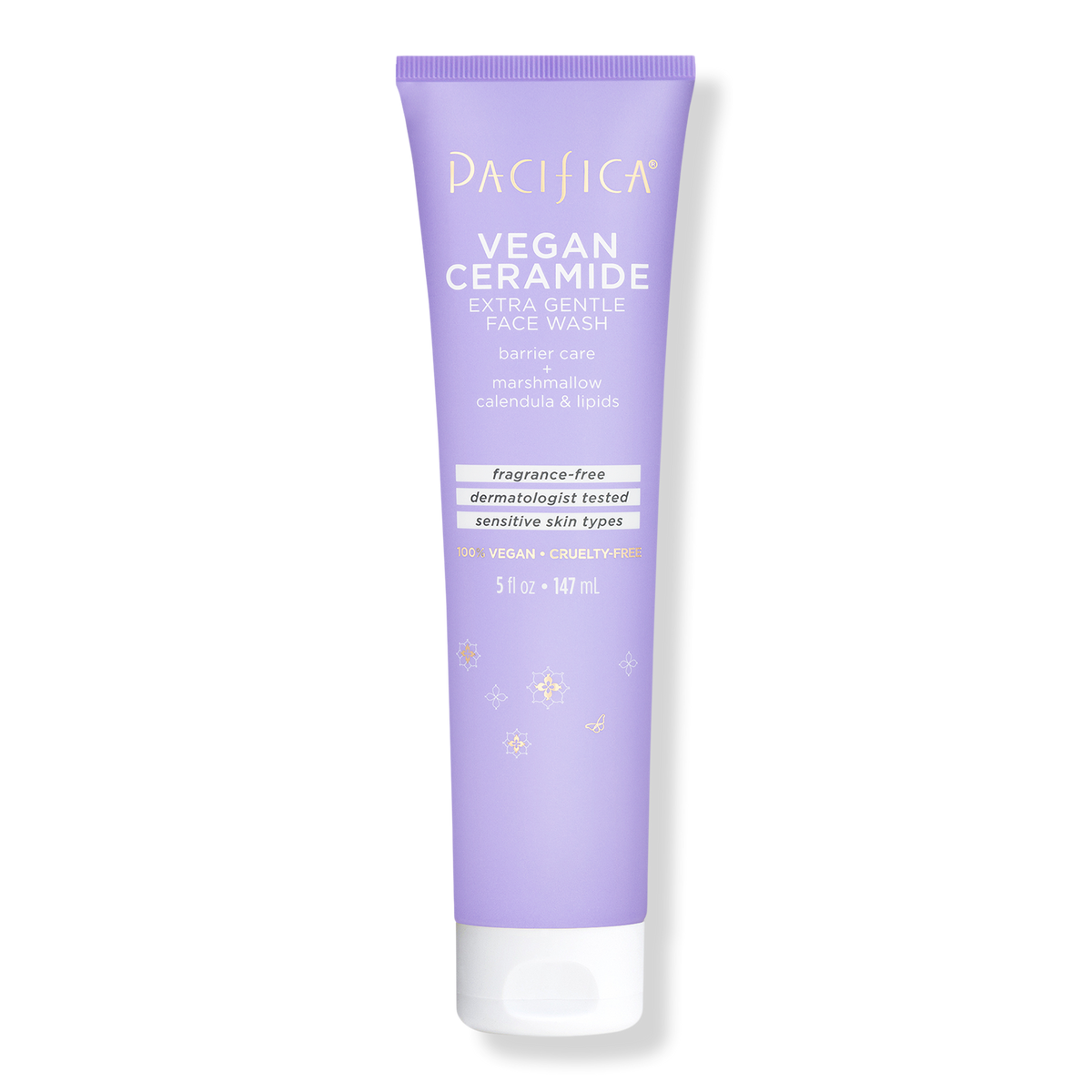 Pacifica Vegan Ceramide Extra Gentle Face Wash, 5 oz