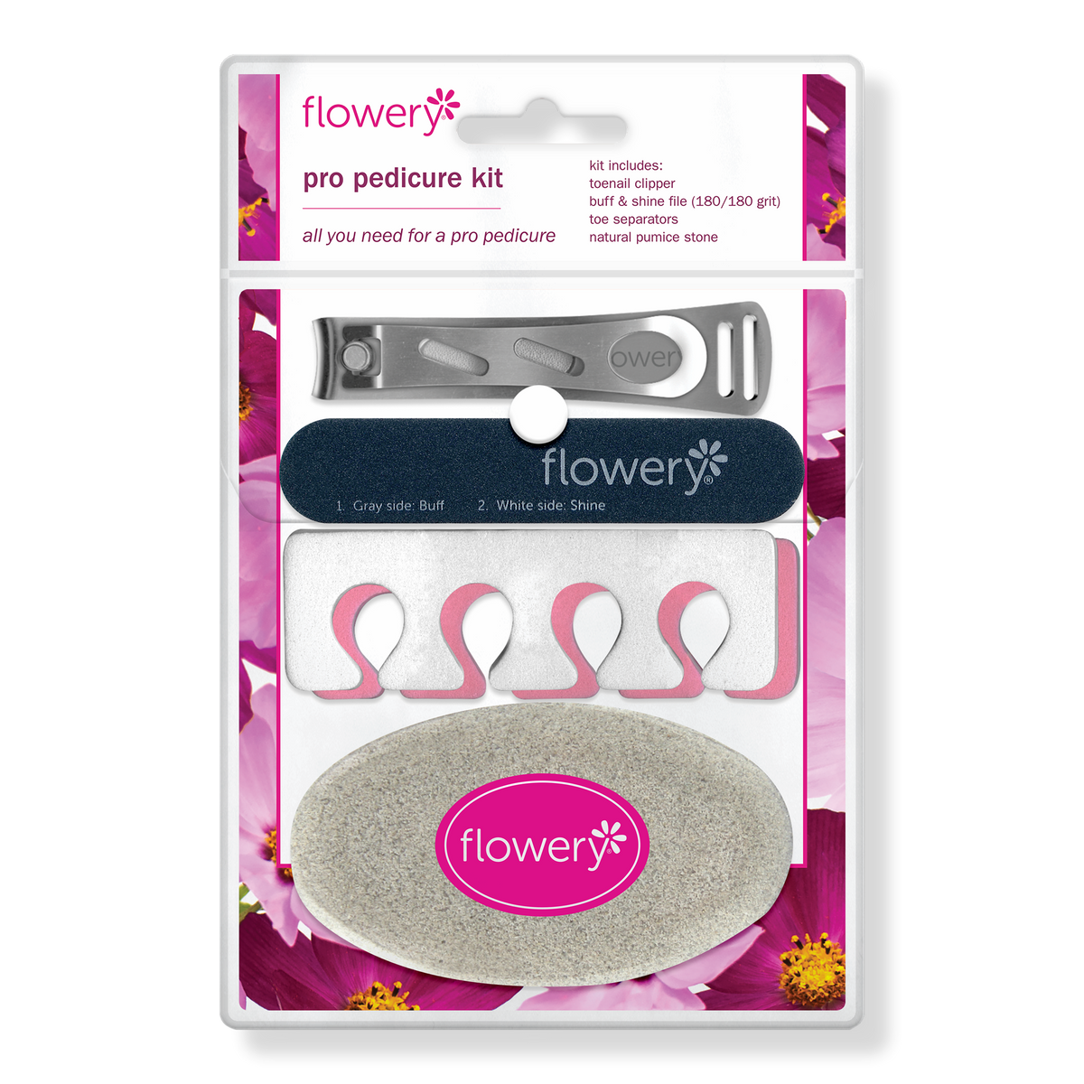 Flowery Pro Pedicure Kit, 1 ea