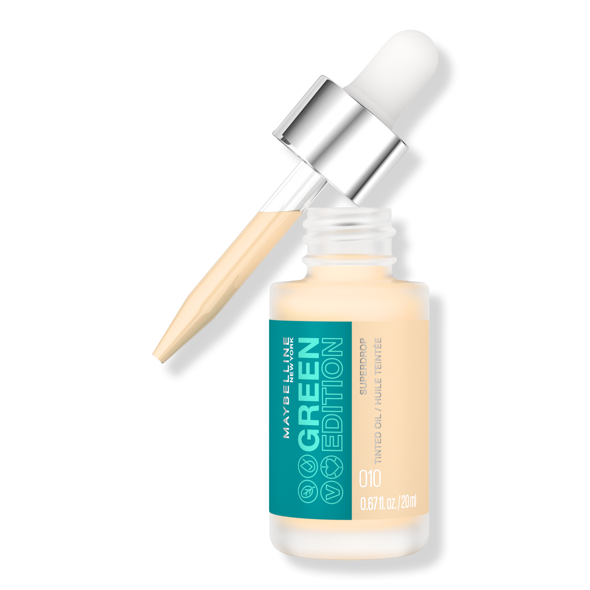 Maybelline Green Edition Superdrop Tinted Oil Makeup, 10, 0.67 oz