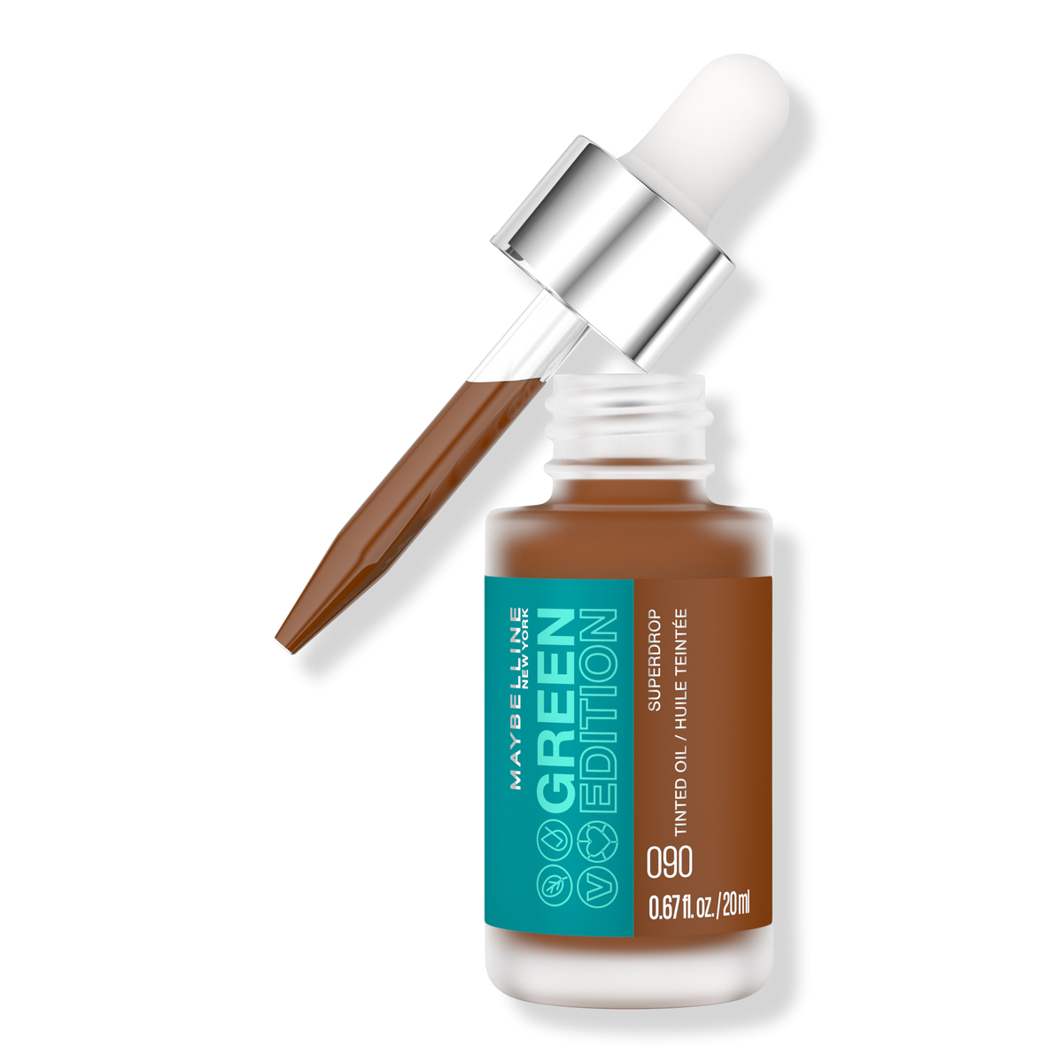 Maybelline Green Edition Superdrop Tinted Oil Makeup, 90, 0.67 oz