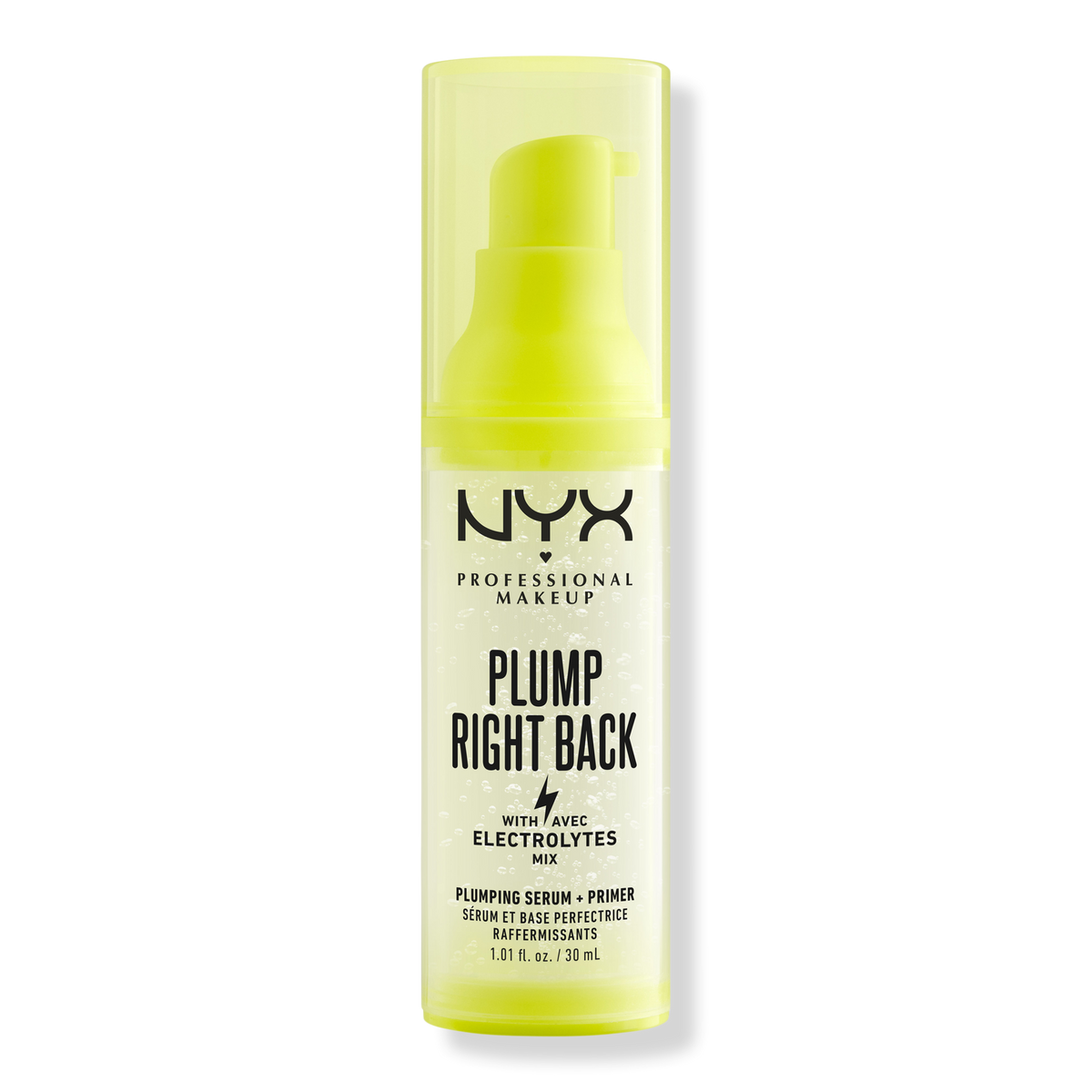 NYX Professional Makeup Plump Right Back Electrolytes Plumping Primer Serum, 1.01 oz