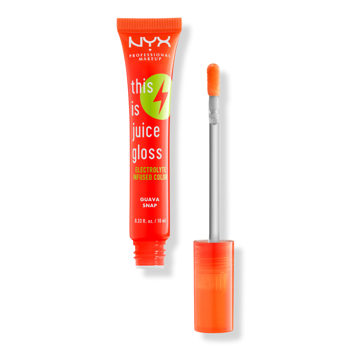NYX Professional Makeup This is Juice Gloss Hydrating Lip Gloss, Guava Snap, 0.33 oz