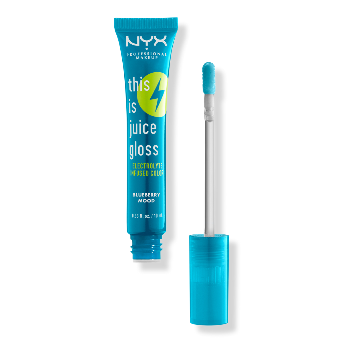 NYX Professional Makeup This is Juice Gloss Hydrating Lip Gloss, Blueberry Mood, 0.33 oz