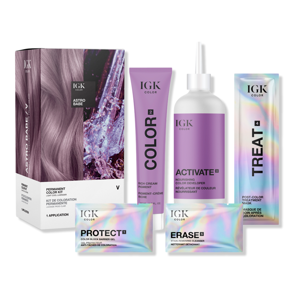 IGK Permanent Color Kit, V Astro Babe