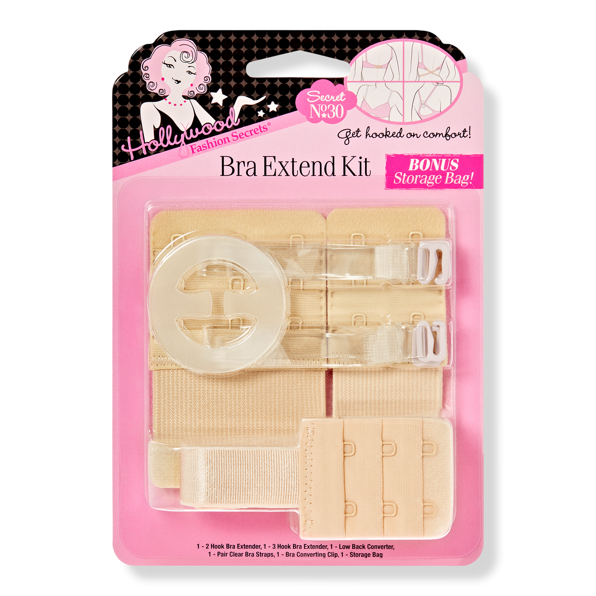Hollywood Fashion Secrets Bra Extend Kit