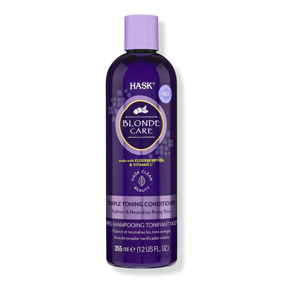 Hask Blonde Care Purple Toning Conditioner, 12 oz