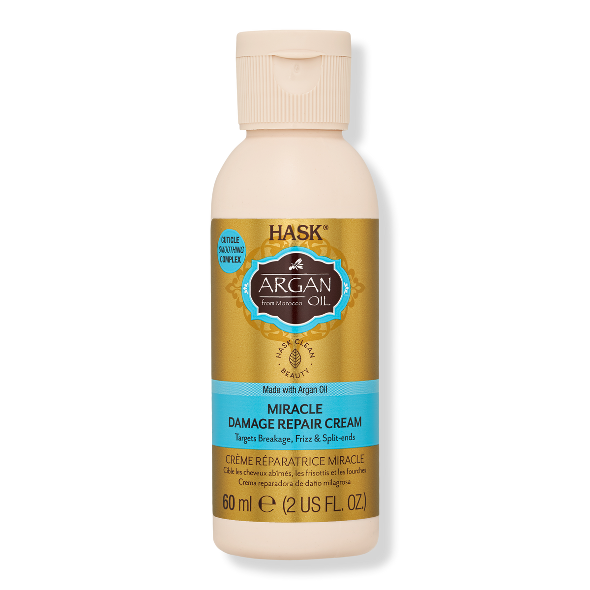 Hask Argan Oil Miracle Damage Repair Cream, 2 oz