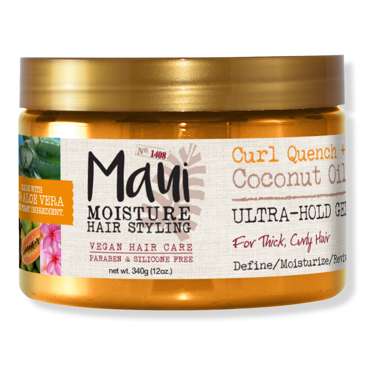 Maui Moisture Coconut Oil Ultra Hold Gel, 12 oz