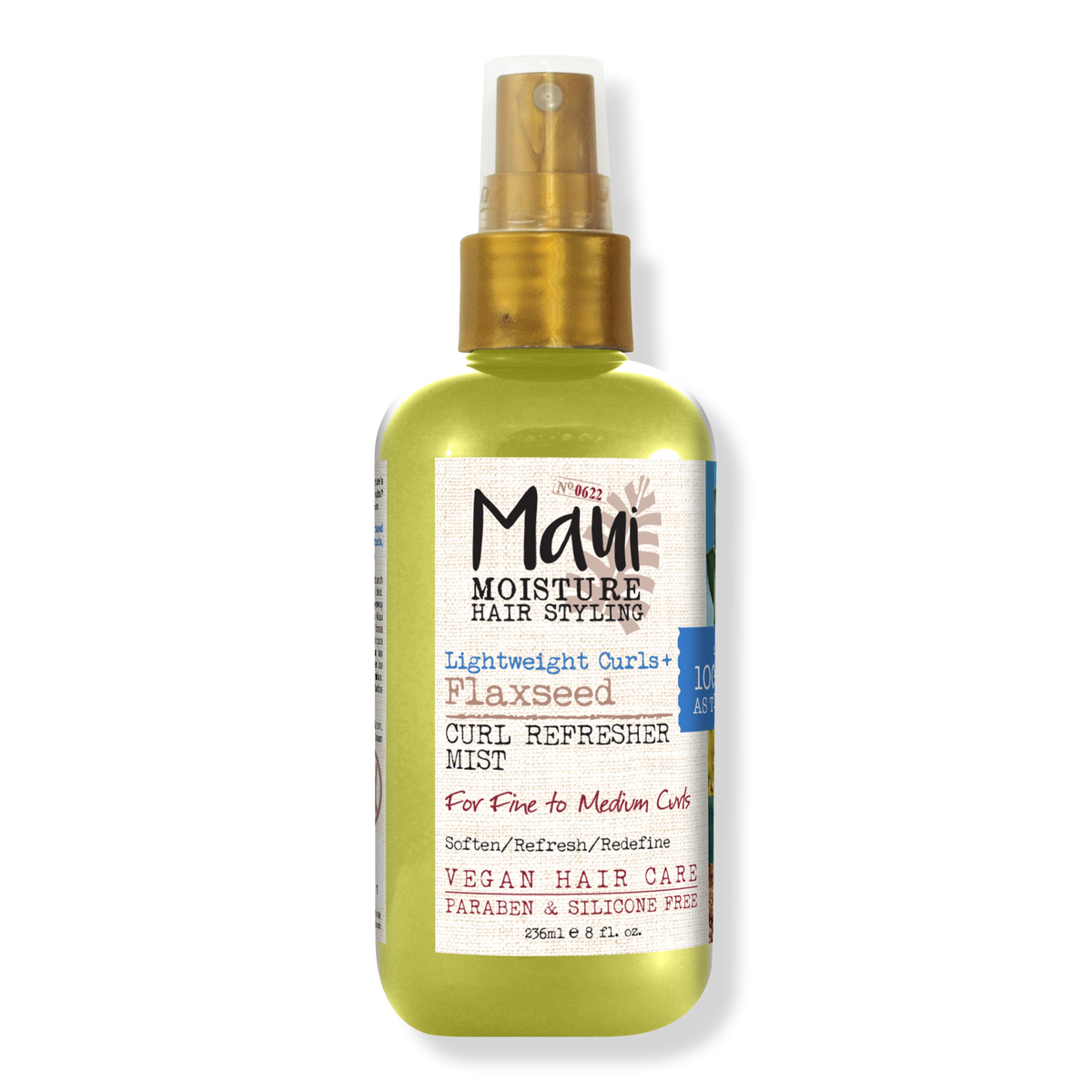 Maui Moisture Lightweight Curls+ Flaxseed Curl Refresher Mist, 8 oz