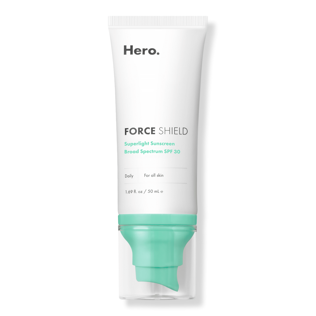 Hero Cosmetics Force Shield Superlight Sunscreen Broad Spectrum, SPF 30, 1.6 oz