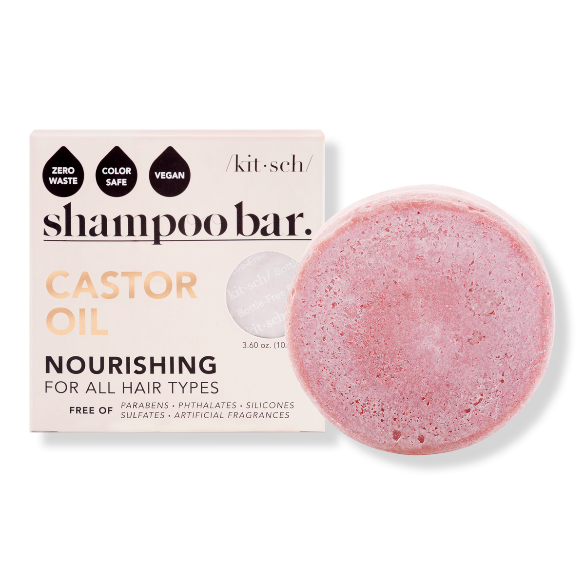 Kitsch Castor Oil Nourishing Shampoo Bar, 1 ea