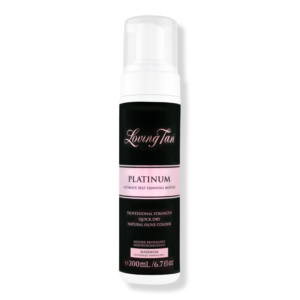 Loving Tan Platinum Ultimate Self Tanning Mousse, 6.7 oz