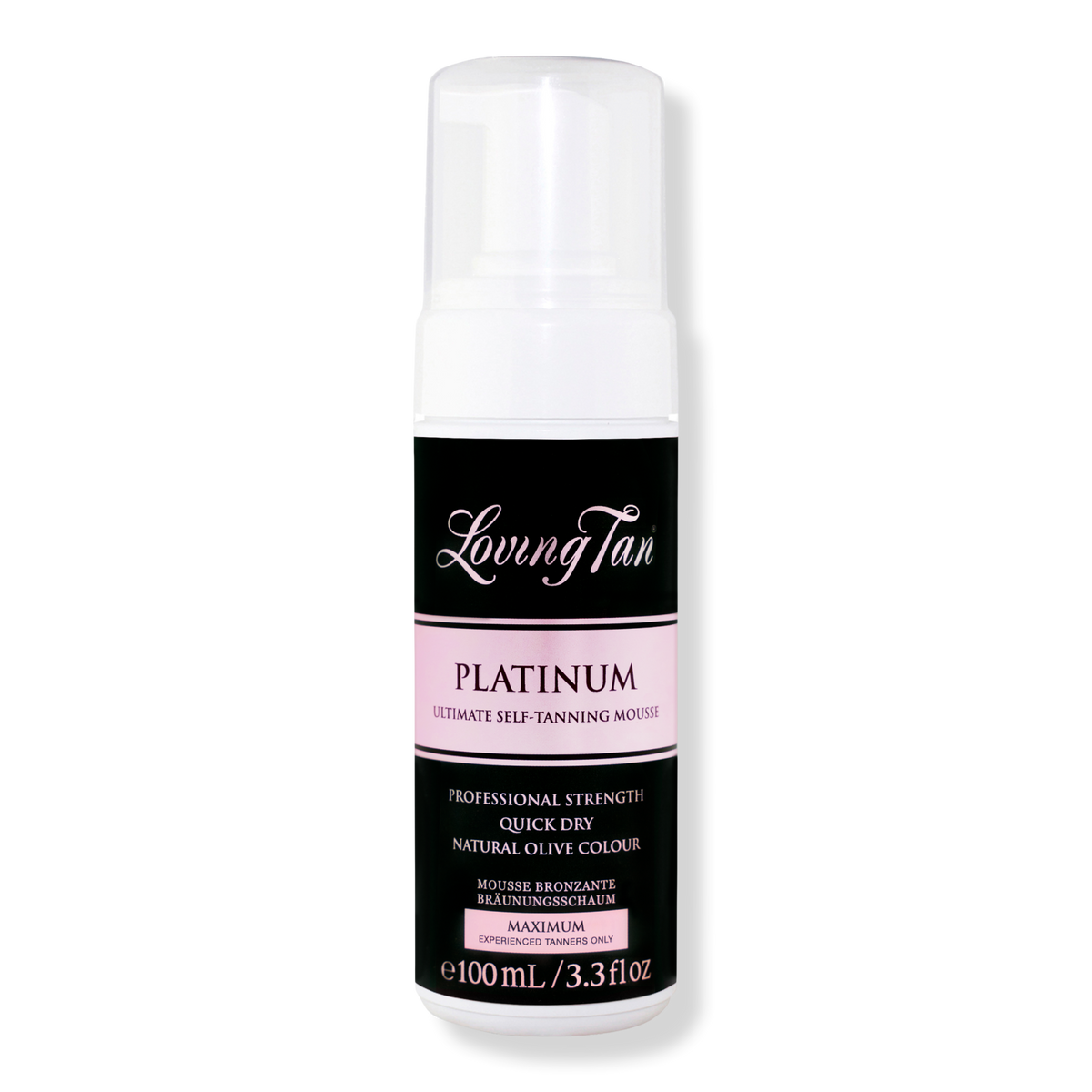 Loving Tan Platinum Ultimate Self Tanning Mousse, 3.3 oz