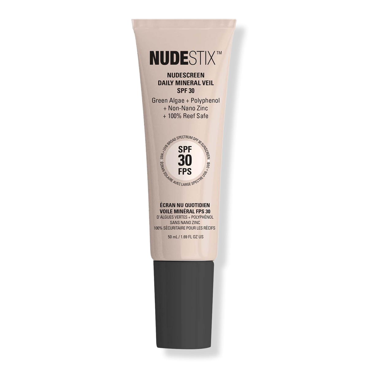 NUDESTIX NUDESCREEN Daily Mineral Veil, SPF 30, Warm, 1.69 oz