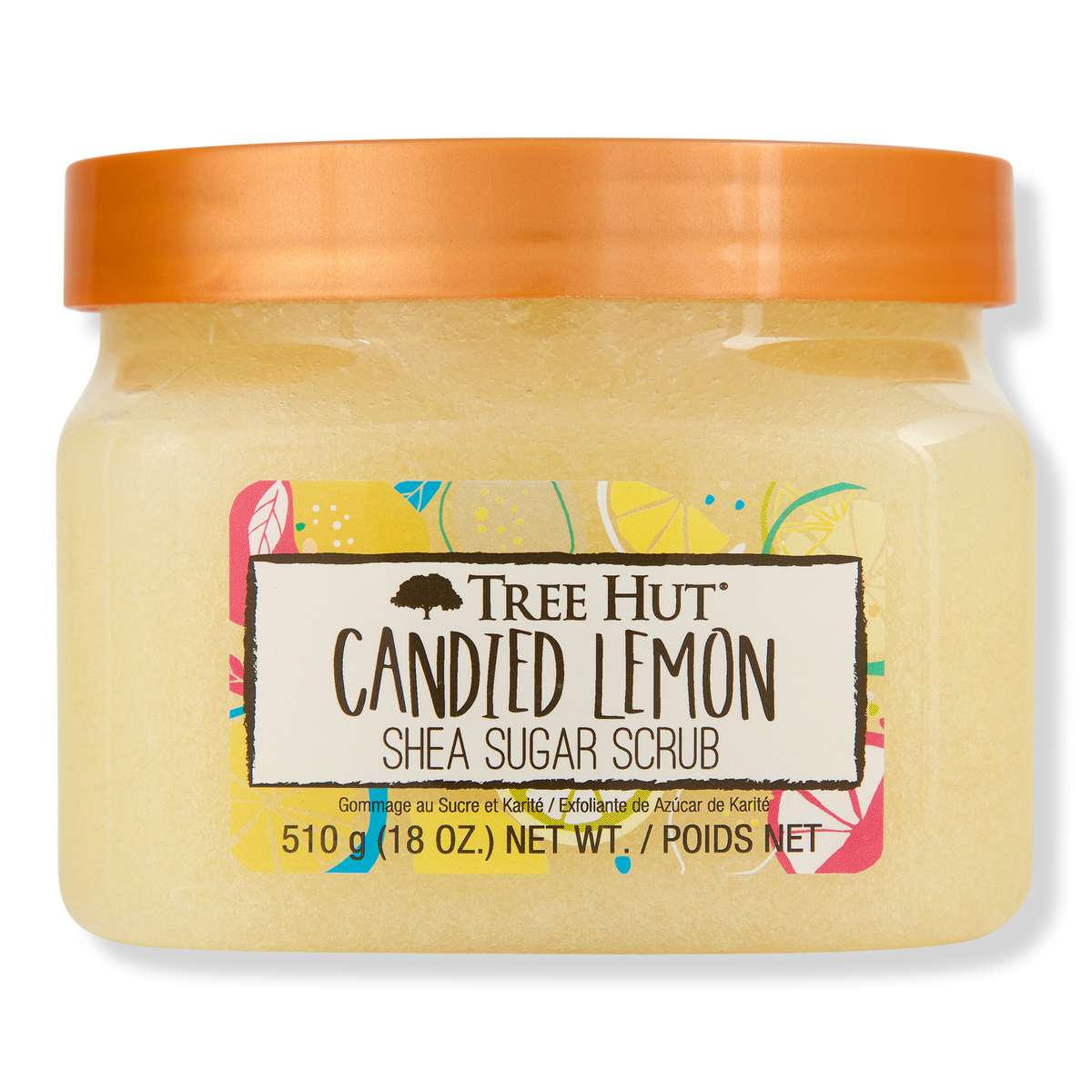 Tree Hut Candied Lemon Shea Sugar Scrub, 18 oz