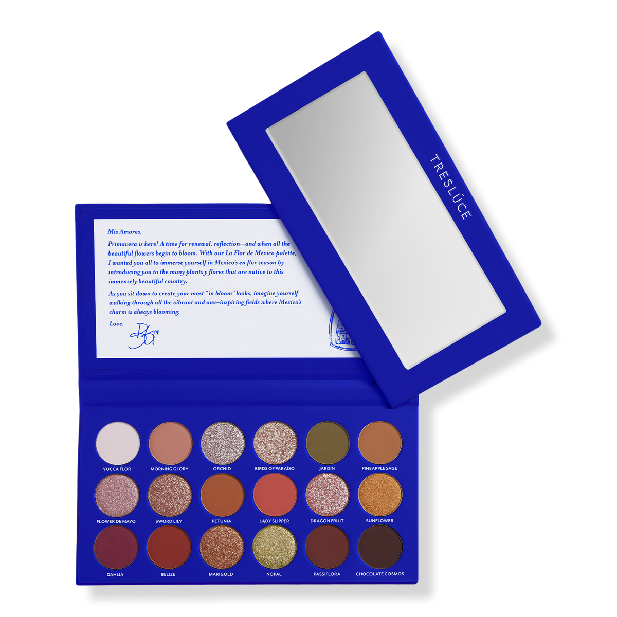 Treslúce Beauty La Flor de México Shadow Palette, 0.54 oz