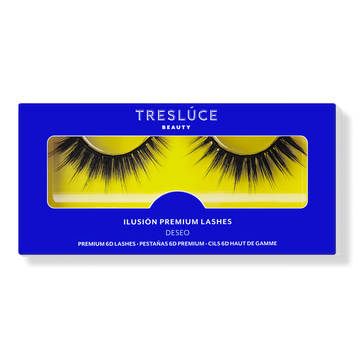 Treslúce Beauty Ilusión Premium Vegan Lashes, 6D Deseo, 1 pair
