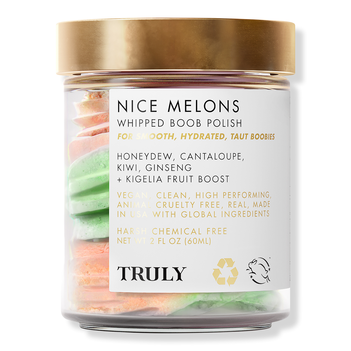 Truly Nice Melons Whipped Boob Polish, 2 oz