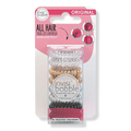 Invisibobble ORIGINAL Multipack Hair Ring, Clear, Black & Metallic, 8 ea