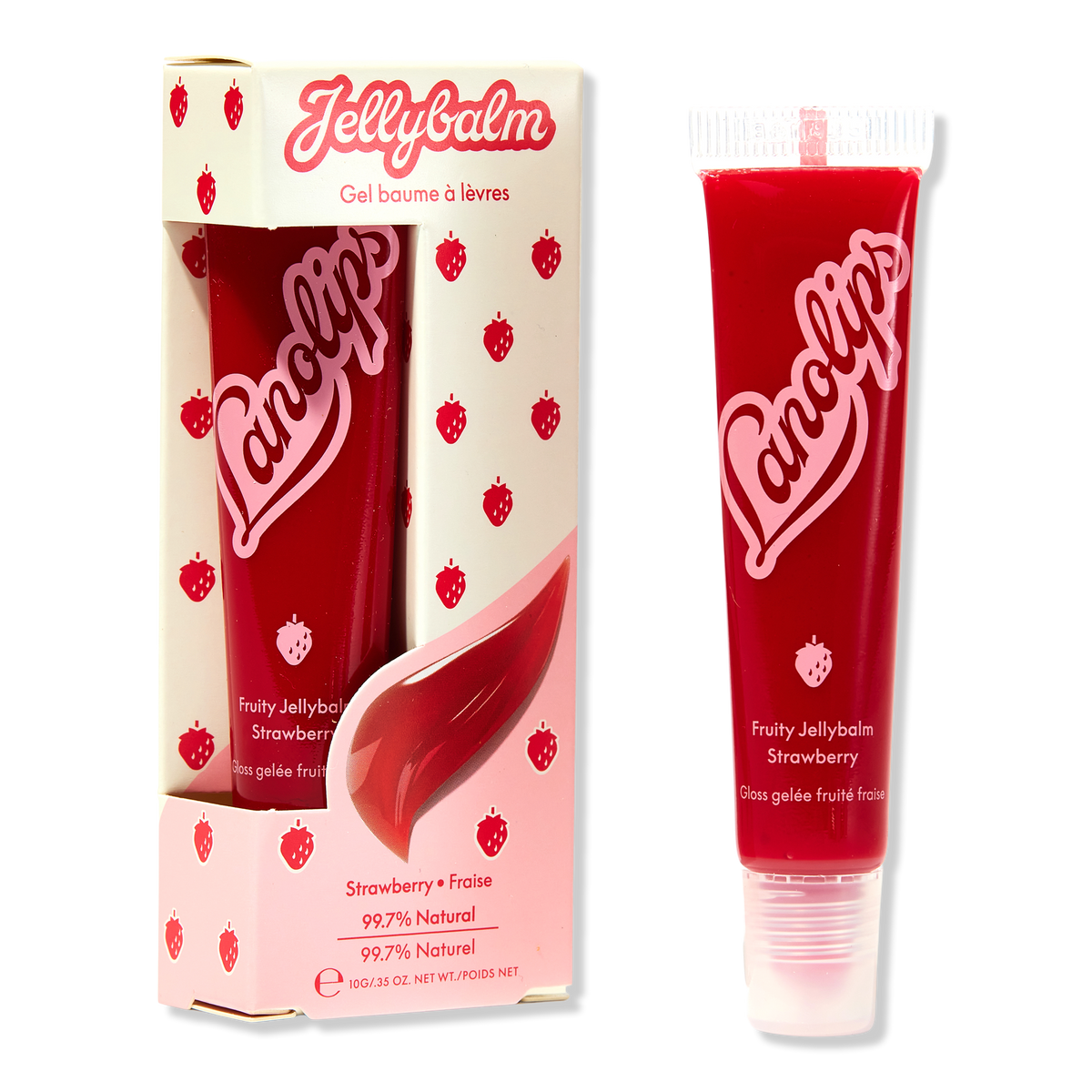 Lano Strawberry Fruity Jelly Balm, 0.35 oz