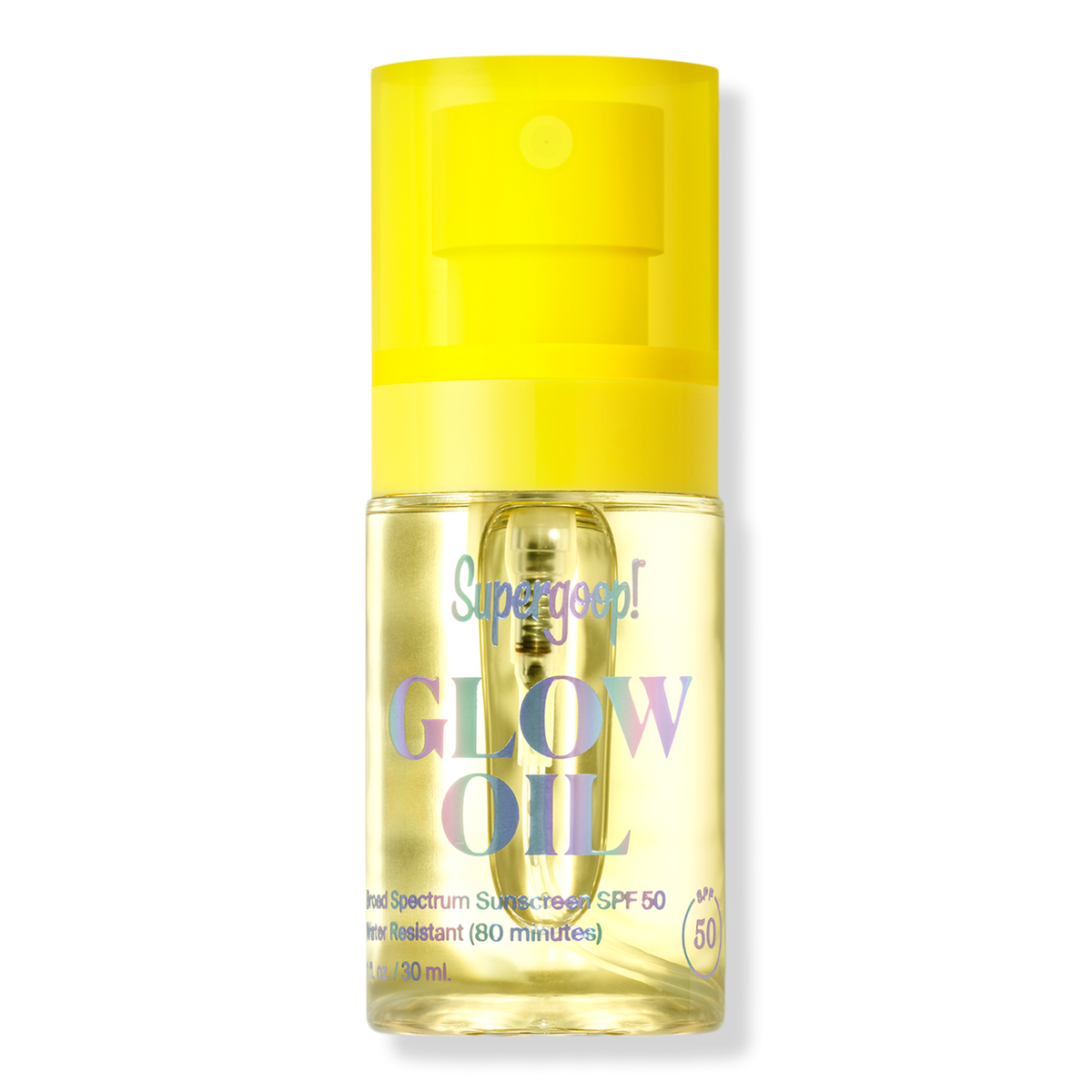 Supergoop! Mini Glow Oil Body Sunscreen, SPF 50 PA++++, 1 oz