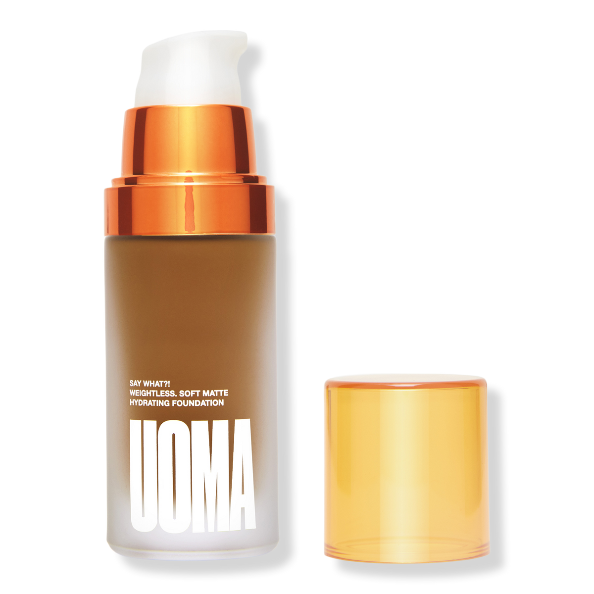 UOMA Beauty Say What?! Foundation, Brown Sugar T2N, 1 oz