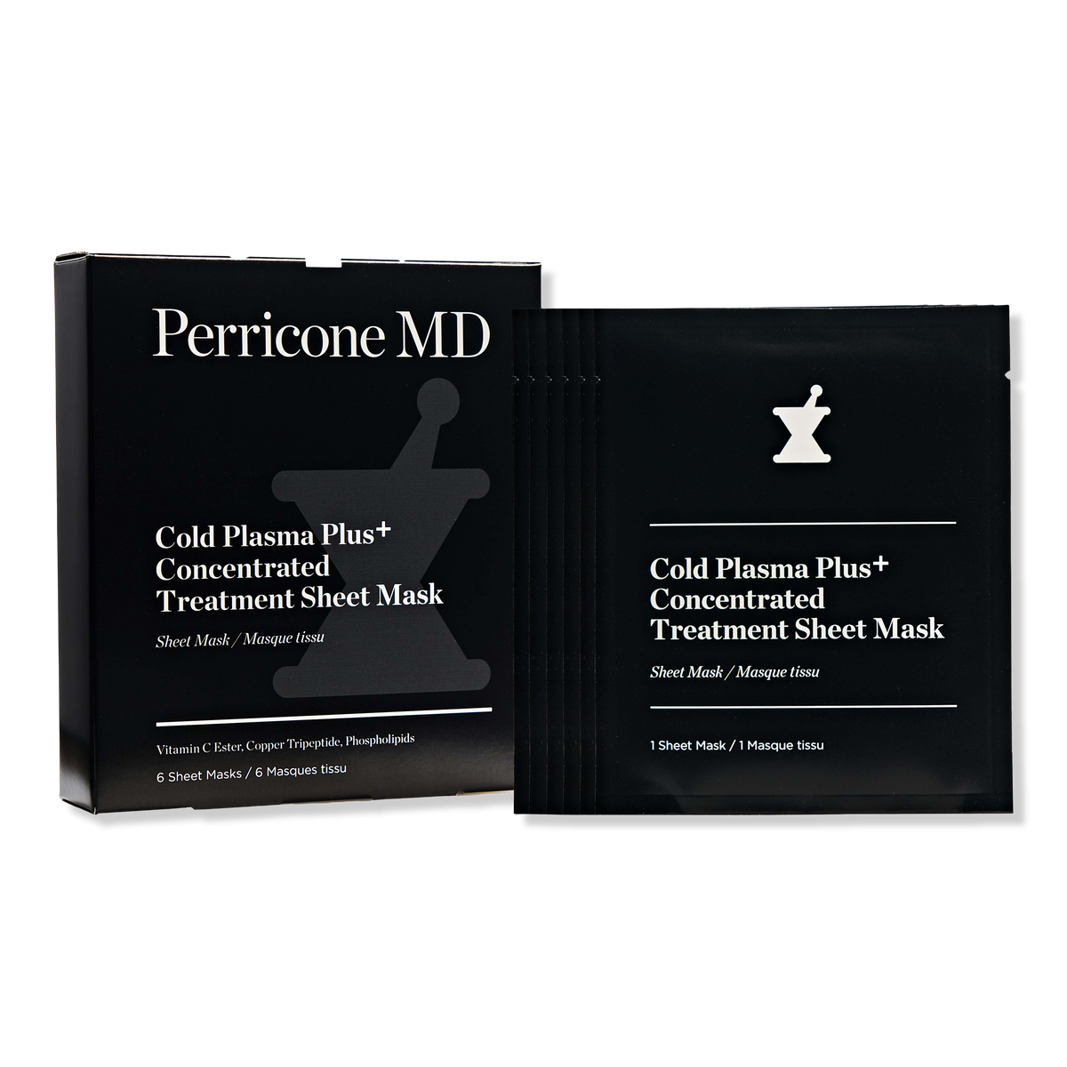 Perricone MD Cold Plasma Plus+ Concentrated Treatment Sheet Mask, 6 ea