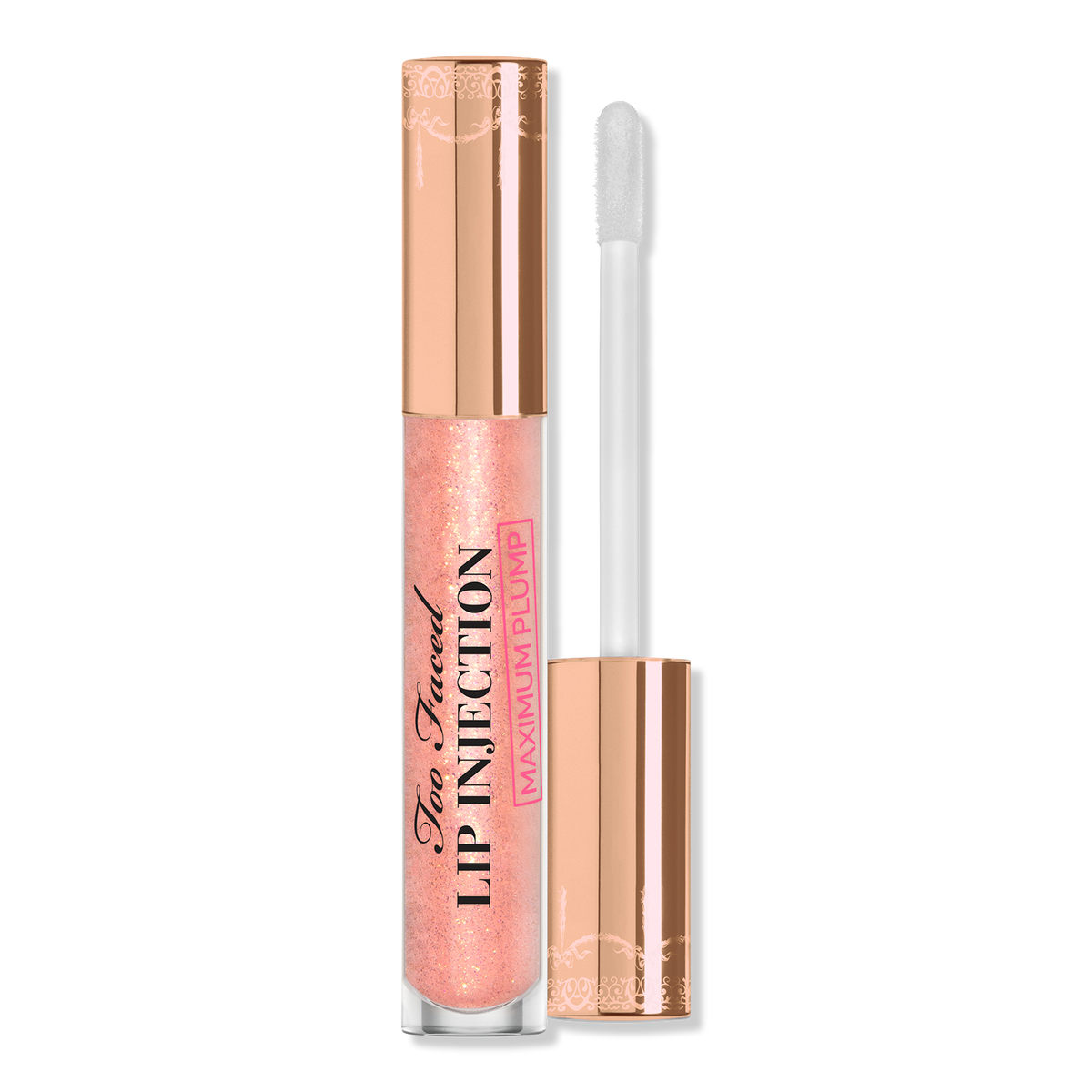 Too Faced Lip Injection Maximum Plump Extra Strength Lip Plumper, Cotton Candy Kisses, 0.14 oz