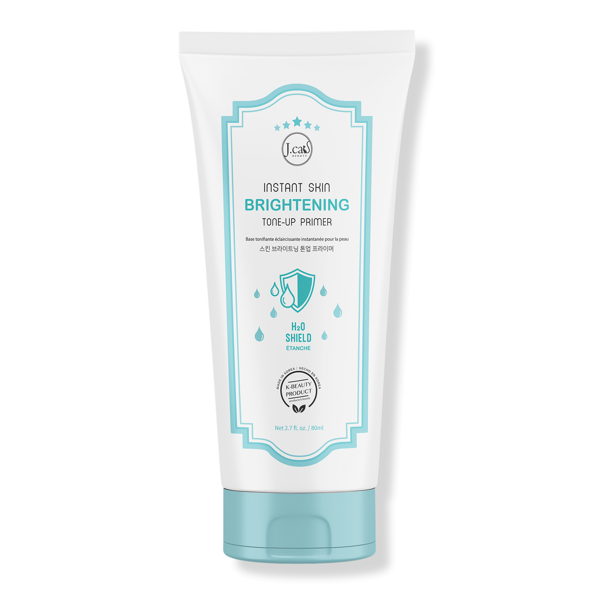 J.Cat Beauty Instant Skin Brightening Tone-Up H2O Shield Primer, 2.7 oz